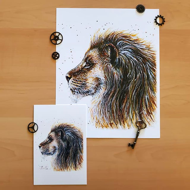 print-lion